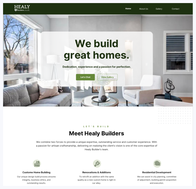 WebWeb Media - Healy Builders