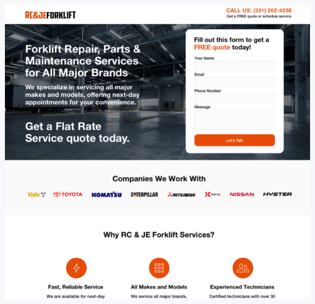 WebWeb Media - RC & JE Forklift